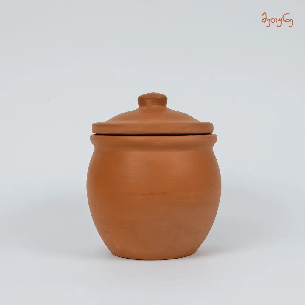 [2310] Bean Pot 400 ml Glazed