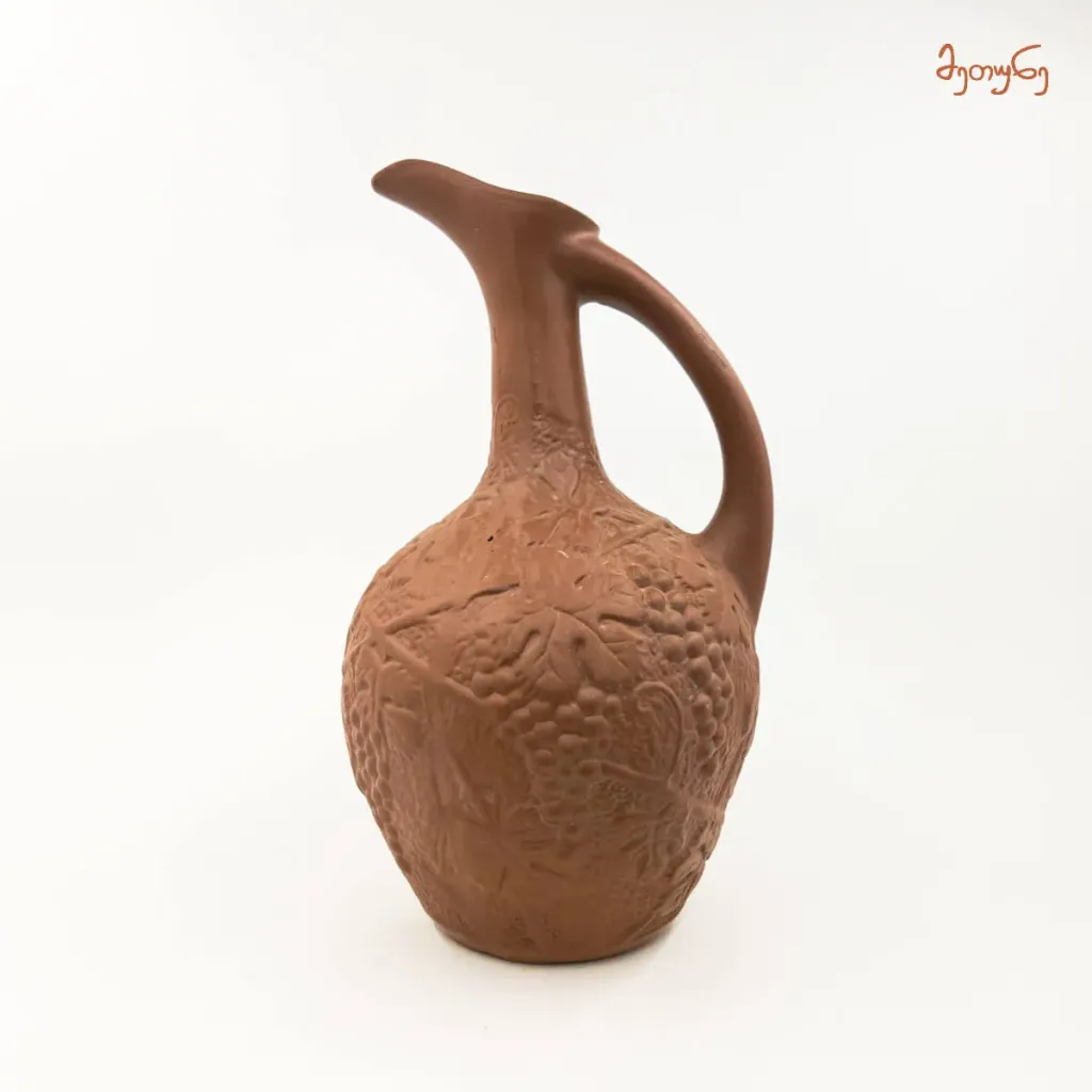 Clay Jug with Decoration