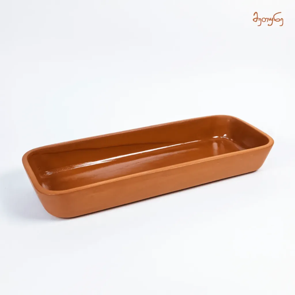 [2401] Clay Barbeque Plate 25 cm